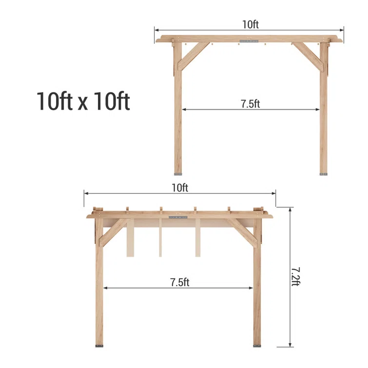 Carport Wood Corner Garage Shed