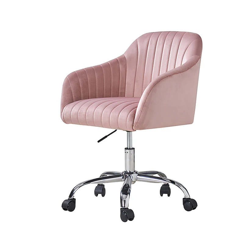 Theo Modern Velvet Task Chair with Tufted Back