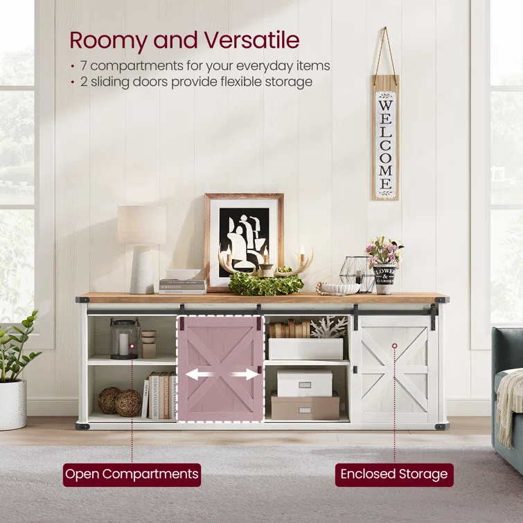 Cesilee TV Stand for TVs up to 75