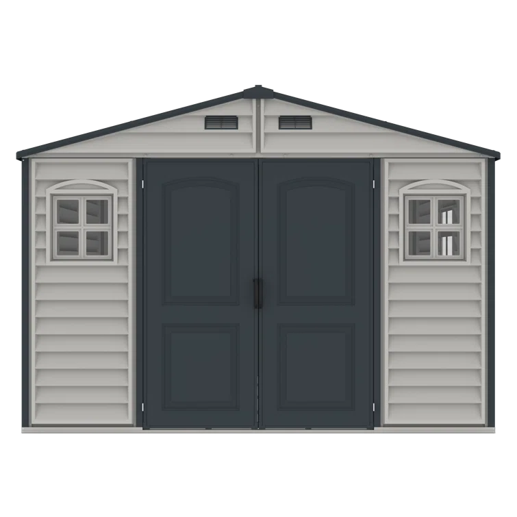 10.5 ft. W x 8 ft. D Plastic Storage Shed