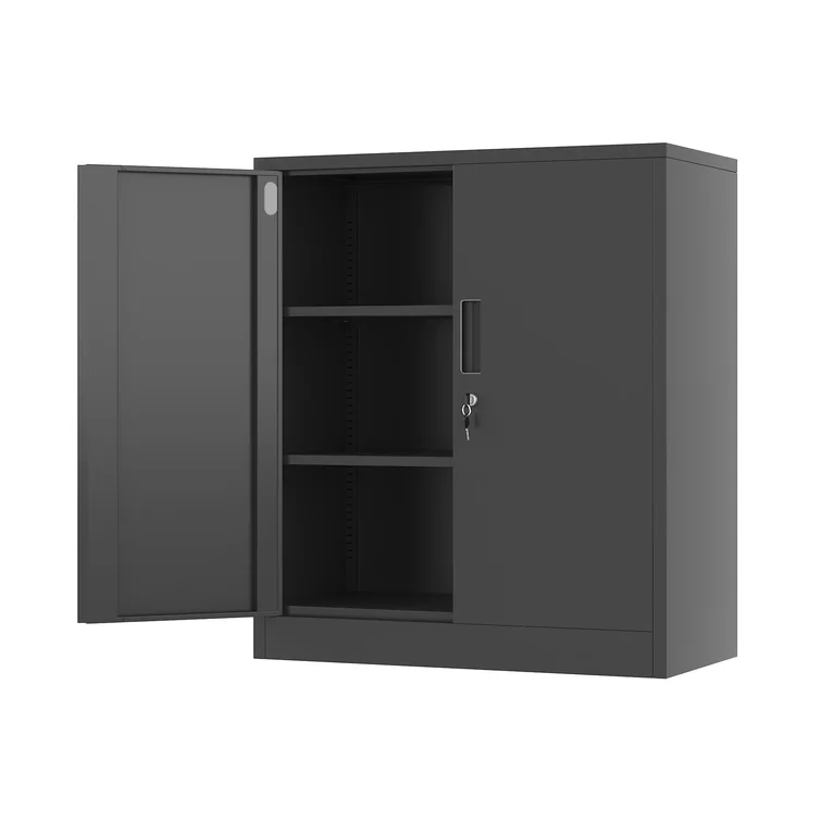 Huguley 36.2" H x 31.5" W x 15.75" D Metal Storage Cabinet