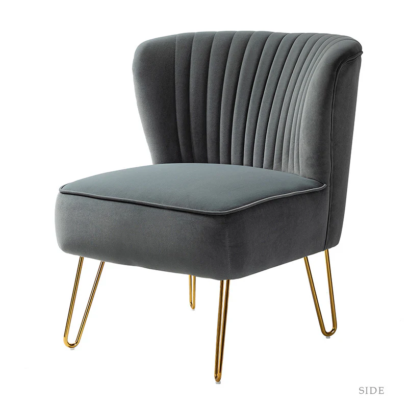 Ainhoa Velvet Tufted Back Side Chair