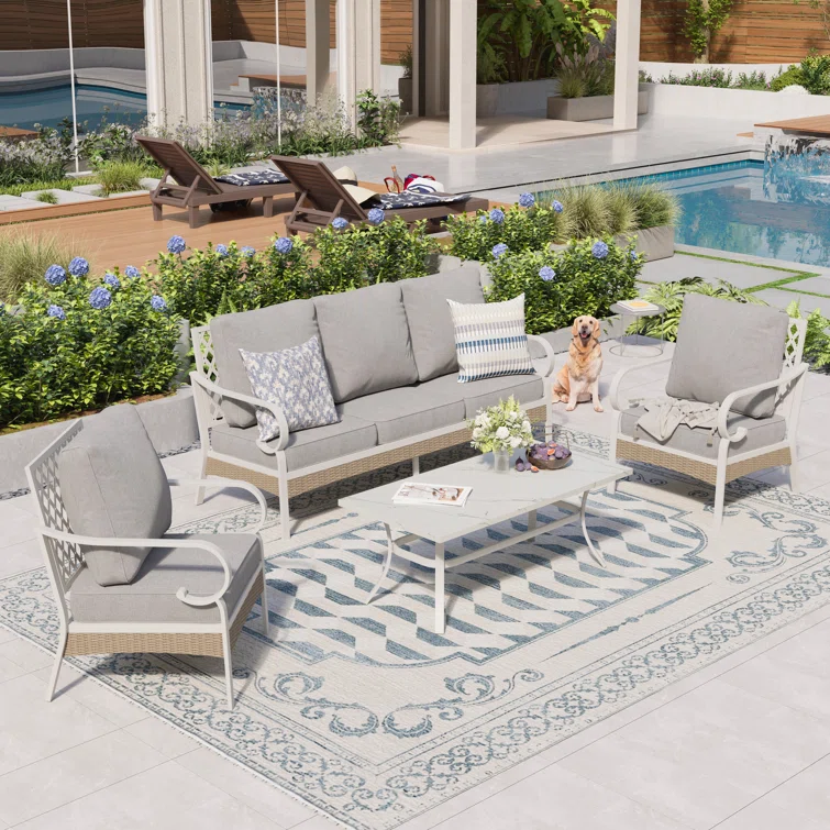 Tapasi 5 - Person Outdoor Seating Group with Cushions
