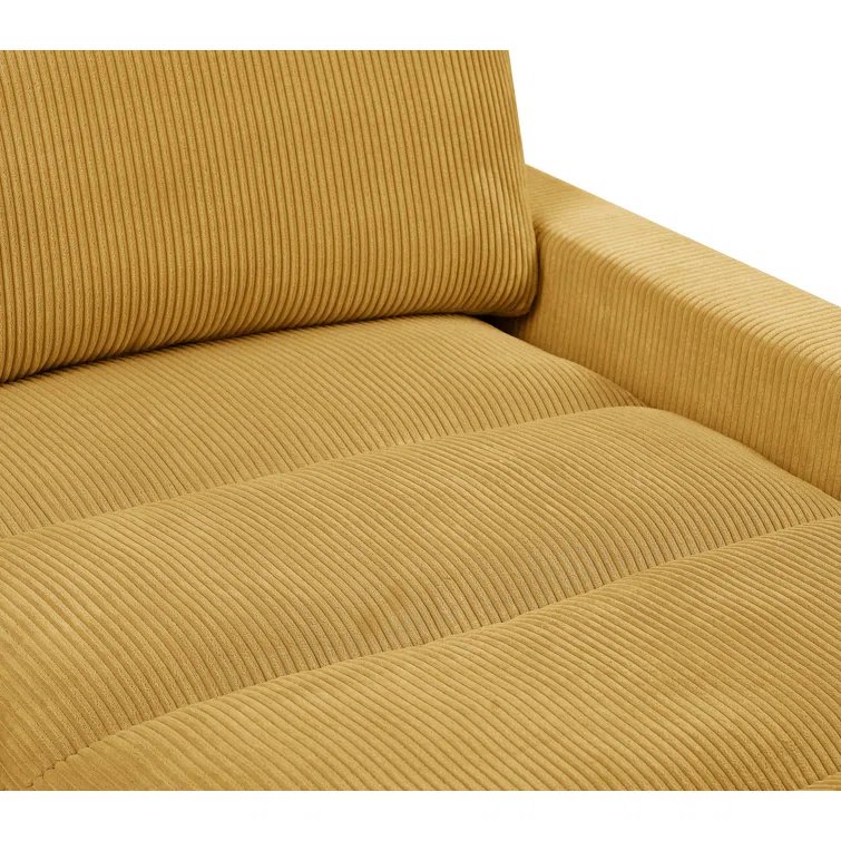 Aristedes 6 - Piece Corduroy Sectional