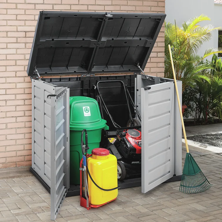 5 ft. W x 3 ft. D Plastic Horizontal Tool Shed