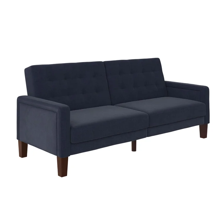 Belden Twin 78'' Upholstered Split Back Convertible Sofa