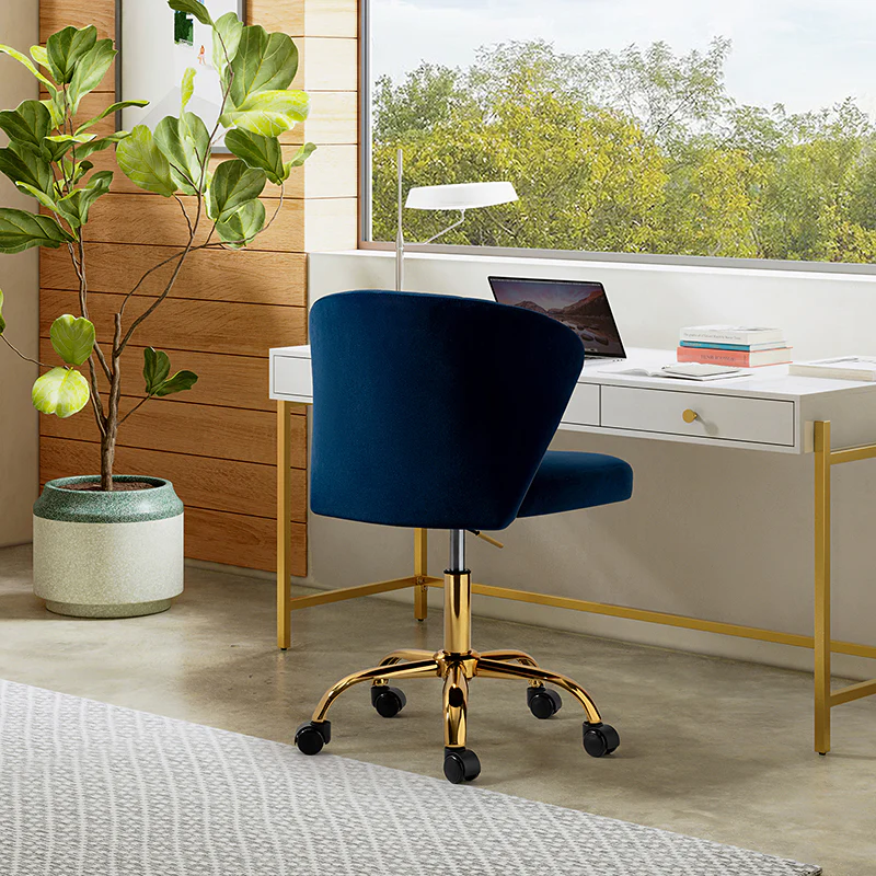 Chandra Velvet Office Chair