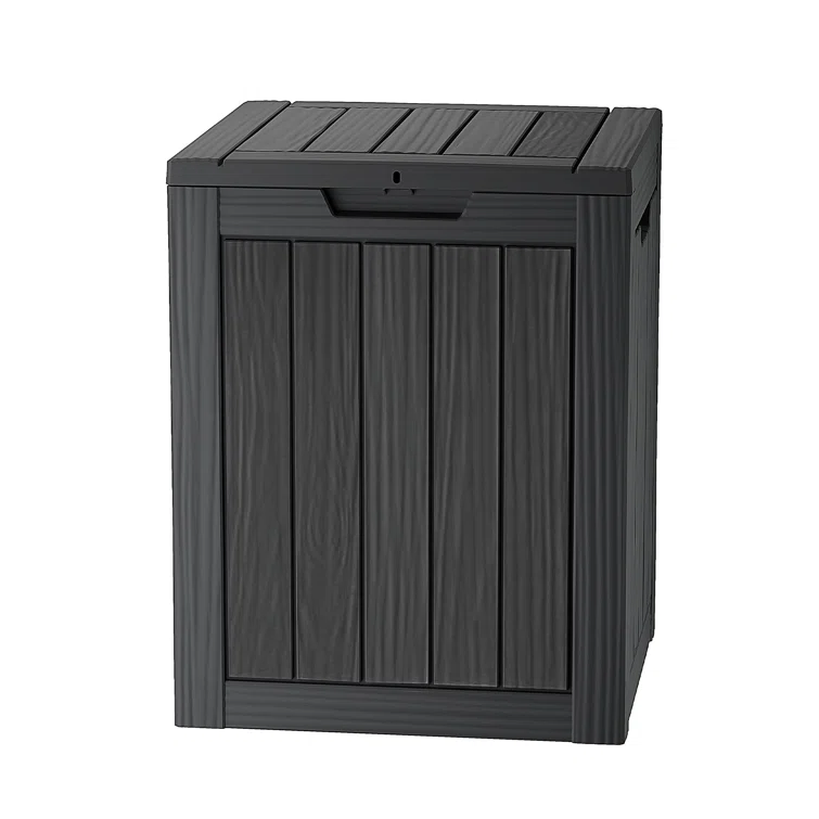 Emperic Design 18.11'' W 28 Gallons Water Resistant Resin Lockable Deck Box