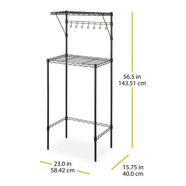 Oleatha 56.5" H x 23" W x 15.75" D Shelving Unit