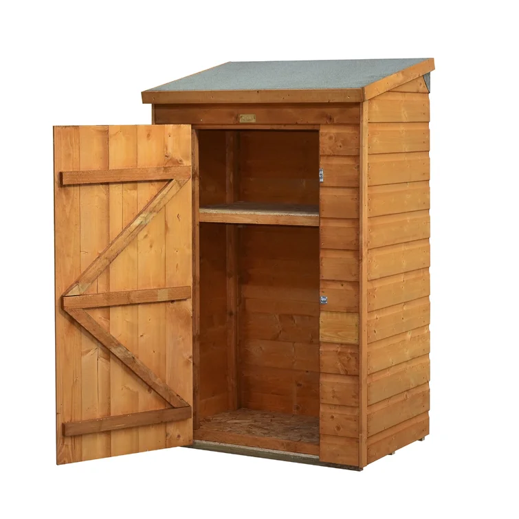 3 ft. W x 2 ft. D Wooden Vertical Tool Shed