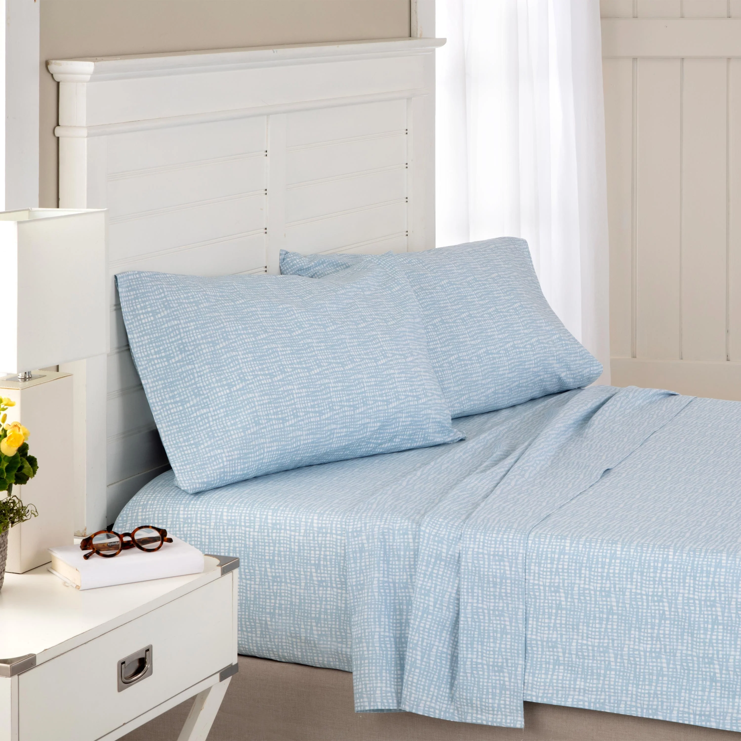 Southern Tide Netting Plaid Sheet Set