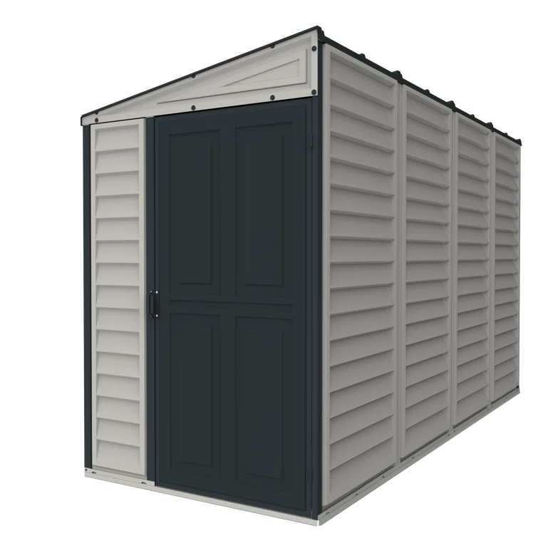 4 ft. W x 10 ft. D Plastic Storage Shed