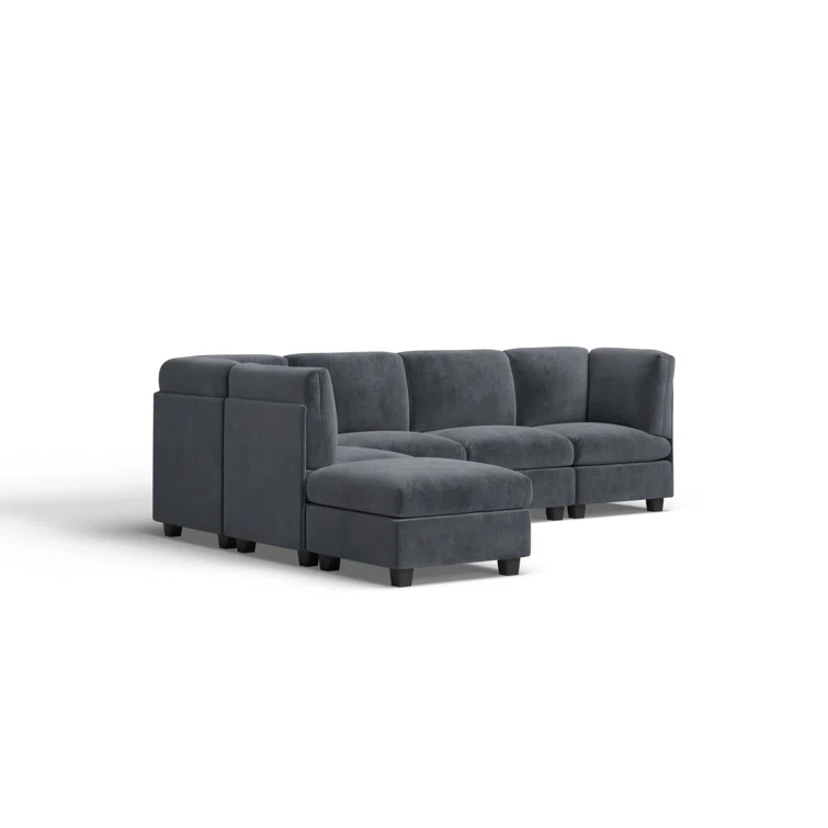 Roeder 6 - Piece Upholstered Sectional