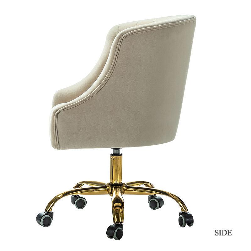 Penelope Velvet Tufted Office Chair