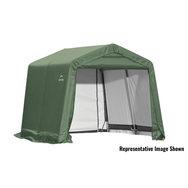 11 ft.W x 8 ft. D Plastic Portable Storage Shed