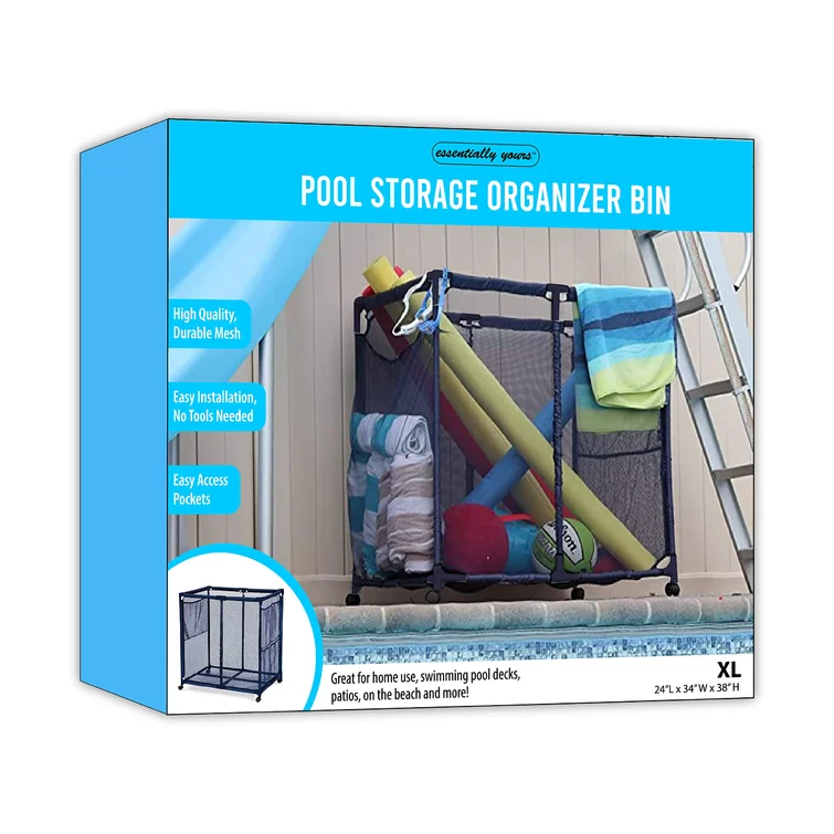 Essentially Yours 34'' W 0 Gallons Water Resistant Plastic Deck Box with Wheels