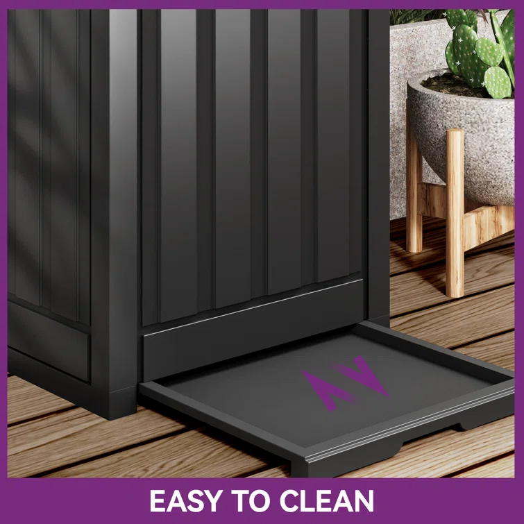 Balconera 16'' W 31 Gallons Water Resistant Resin Deck Box