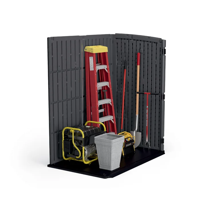 Suncast 5 ft. 10.5 in. W x 3 ft. 8.25 in. D Resin Vertical Storage Shed