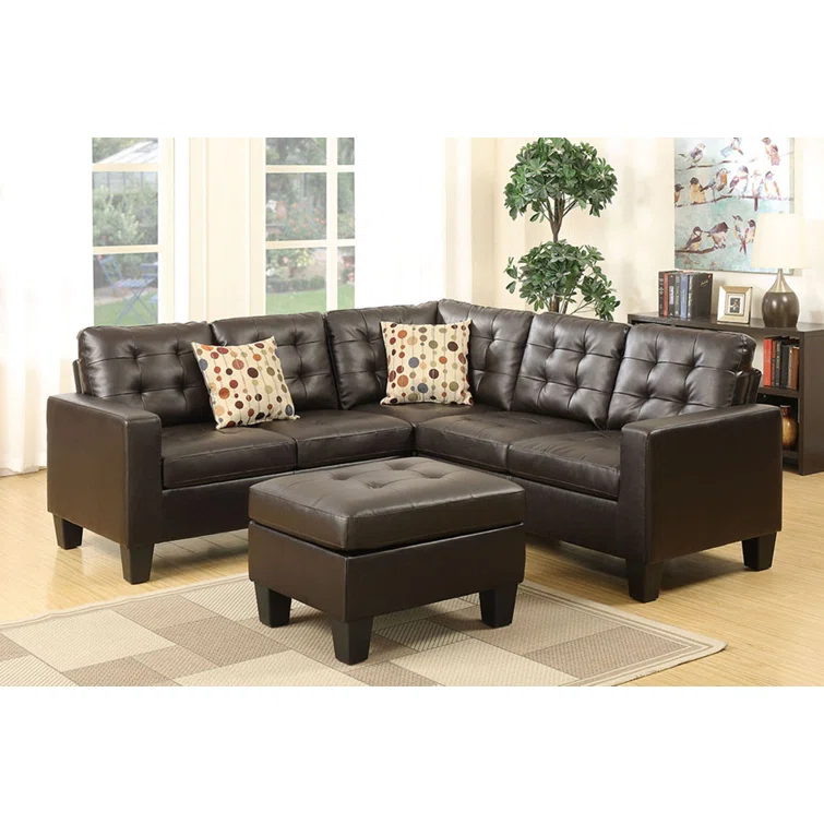 Karsyn Faux Leather Sectional