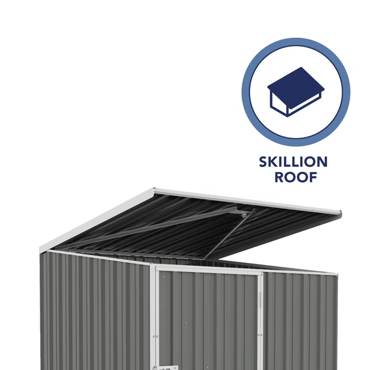 Utility 5 ft. W x 5 ft. D Metal Storage Shed