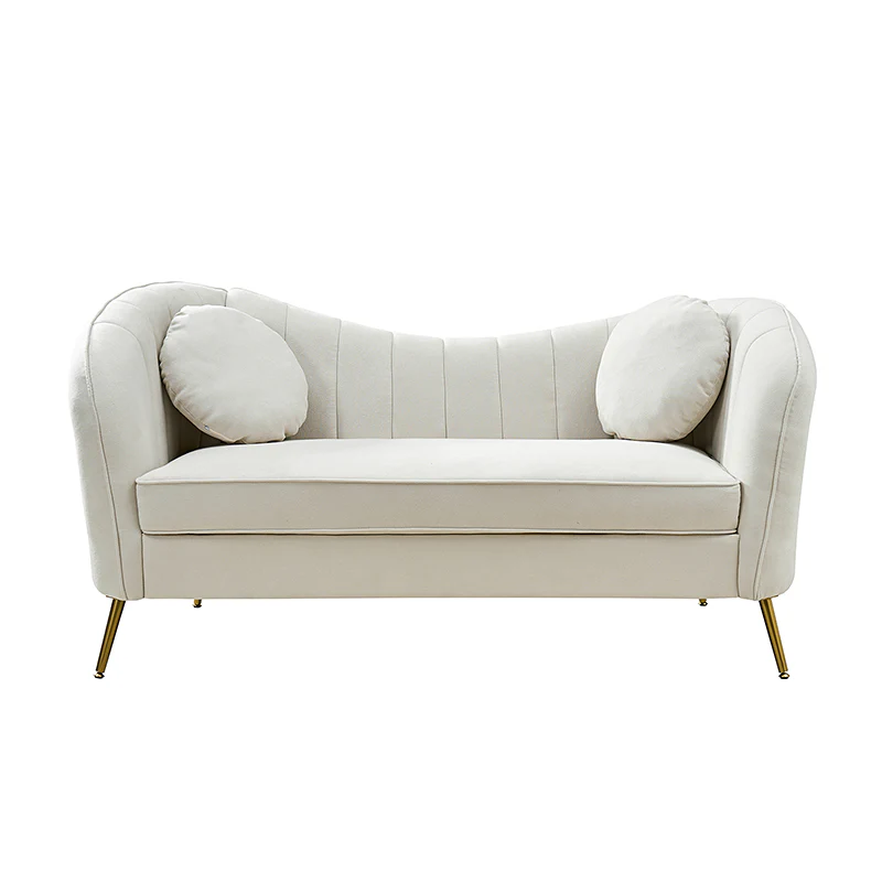 Emilio Contemporary Tufted Back Elegant and Comfortable Loveseat