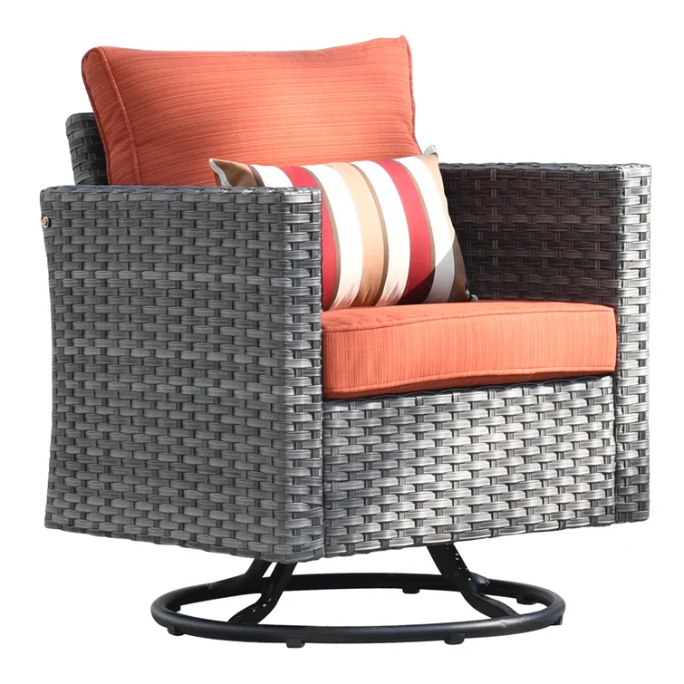 Ben 5 - Person Outdoor Seating Group with Cushions<!-- --> <!-- -->(Set of 7)