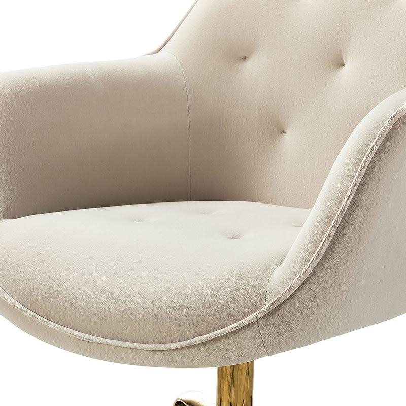 Jovida Velvet Tufted Office Chair