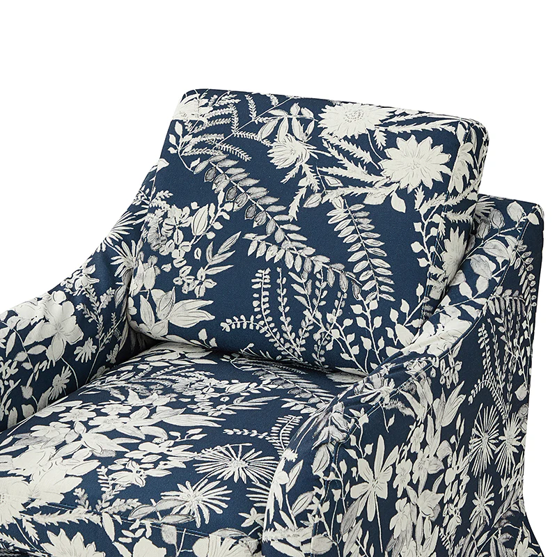 Bertram Claas 360 Degree Swivel Chair With Slipcover