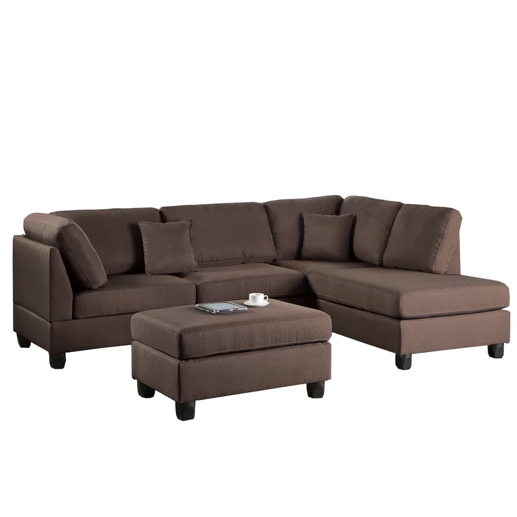 3 - Piece Upholstered Sectional