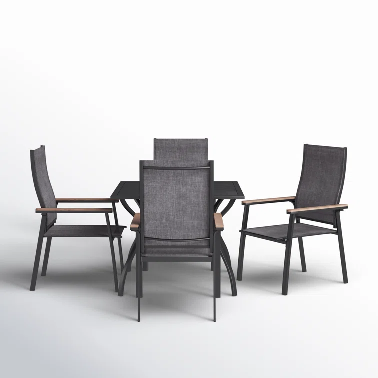 Alyah 4 - Person Square Outdoor Dining Set