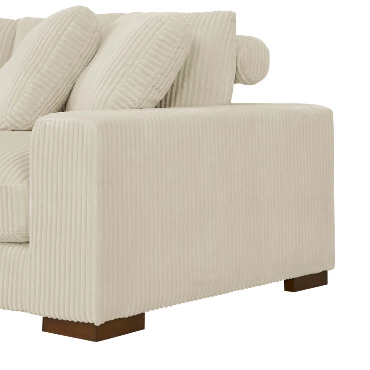 Gwendalynn 3 - Piece Corduroy Sectional