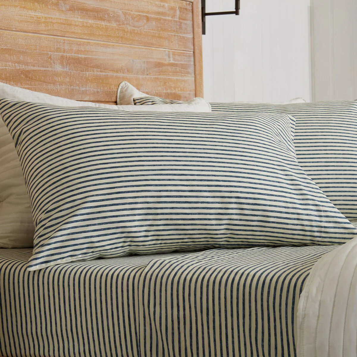 Premium Striped Microfiber Sheet Set