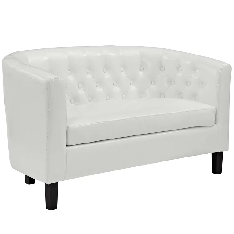 Modway Copper Grove Pisino Upholstered Vinyl Loveseat