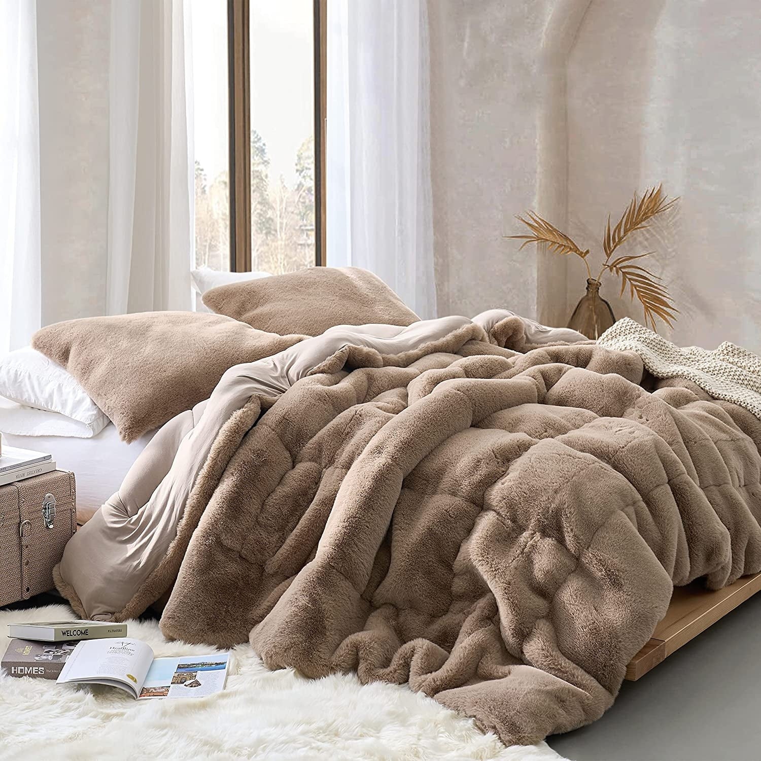 Chunky Bunny Yoga - Coma Inducer? Oversized Comforter - Cobblestone