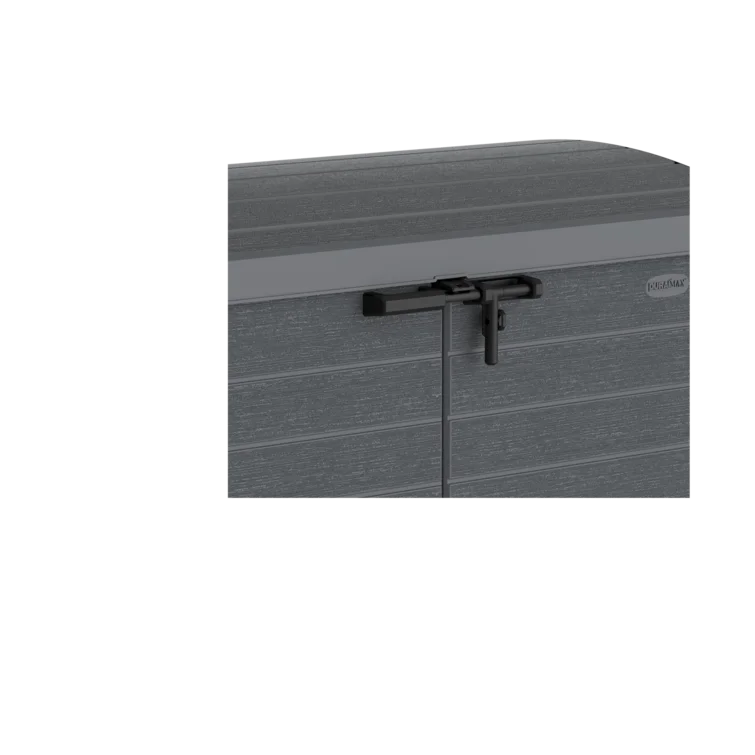 Arc Lid Rattan Horizontal Garbage Shed