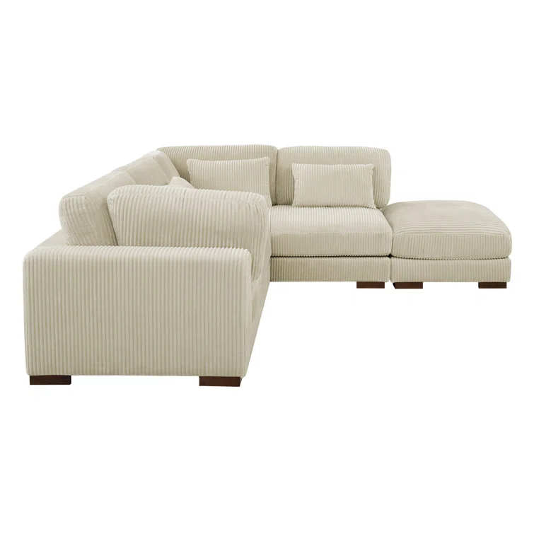 Salom 3 - Piece Corduroy Sectional