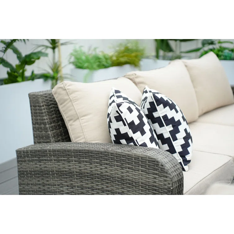 Morten 5 - Person Outdoor Seating Group with Cushions