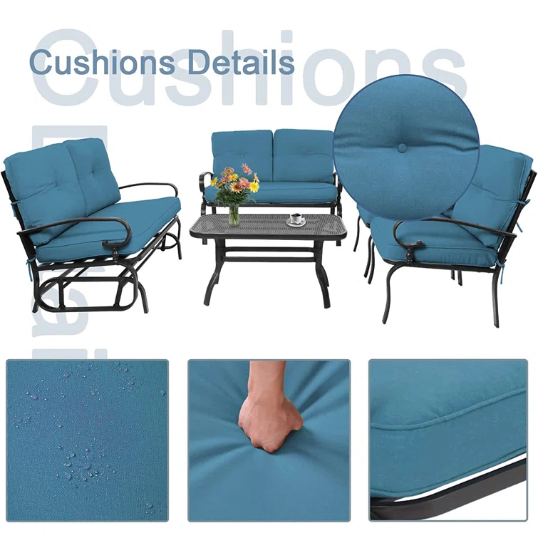 Ardane 6 - Person Outdoor Seating Group with Cushions