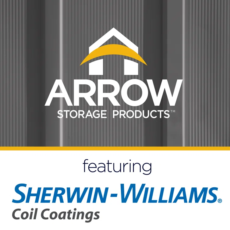 14 ft. W x 17 ft. D Galvanized Steel Storage Shed