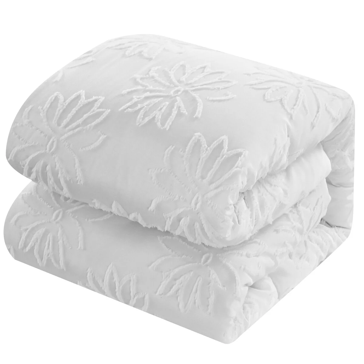 3D Floral Pattern Lannie 7 Piece Comforter Set by Nanshing