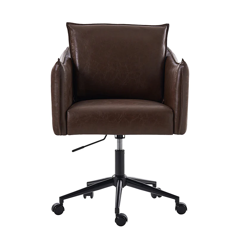 Fabius Mid-Century Modern Height-Adjustable Swivel Office Chair