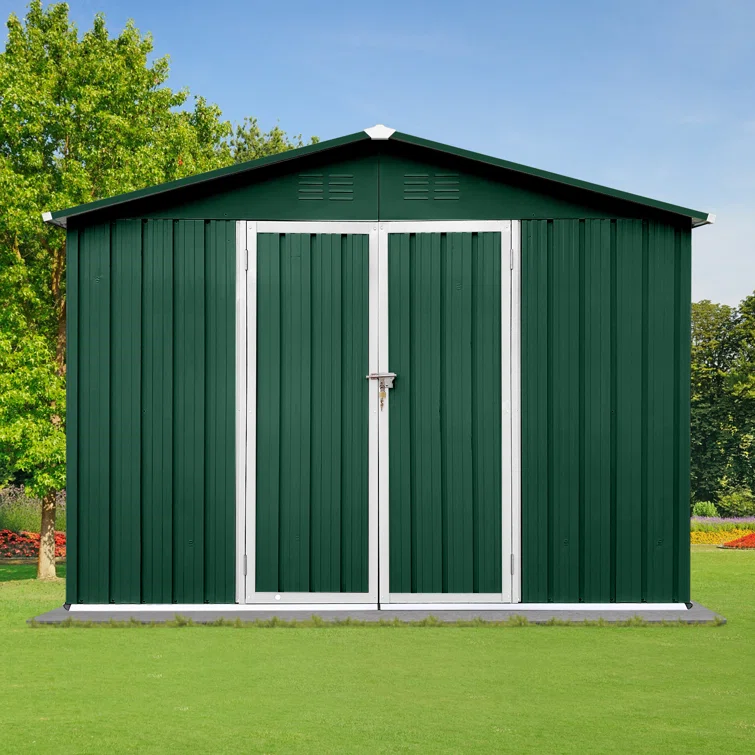 Anastasia 8 ft. W X 6 ft. D Metal Tool Shed