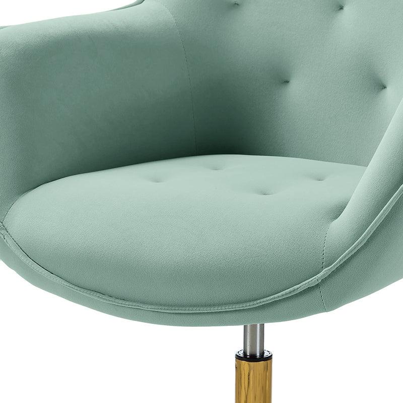 Jovida Velvet Tufted Office Chair