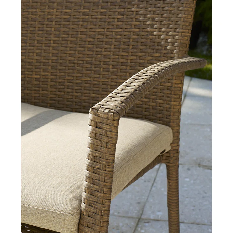 Brigid 2 - Person Square Outdoor Dining Set with Cushions