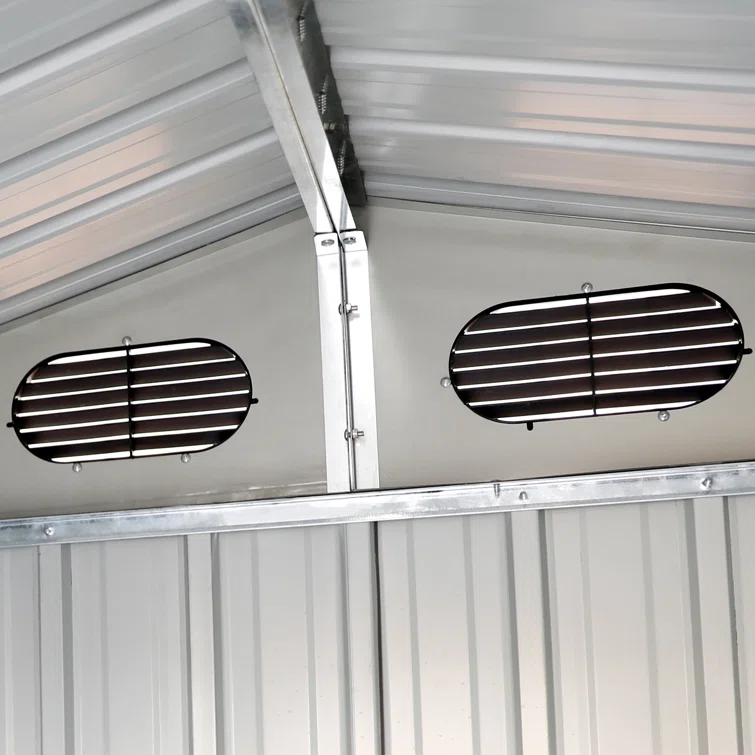 Lachezara 10 ft. W X 20 ft. D Metal Storage Shed