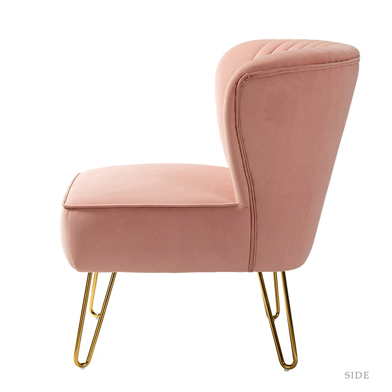Ainhoa Velvet Tufted Back Side Chair