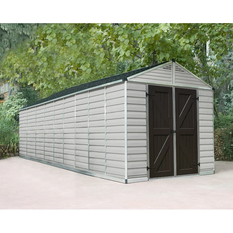 SkyLight 7 ft. W x 22 ft. D Plastic Storage Shed