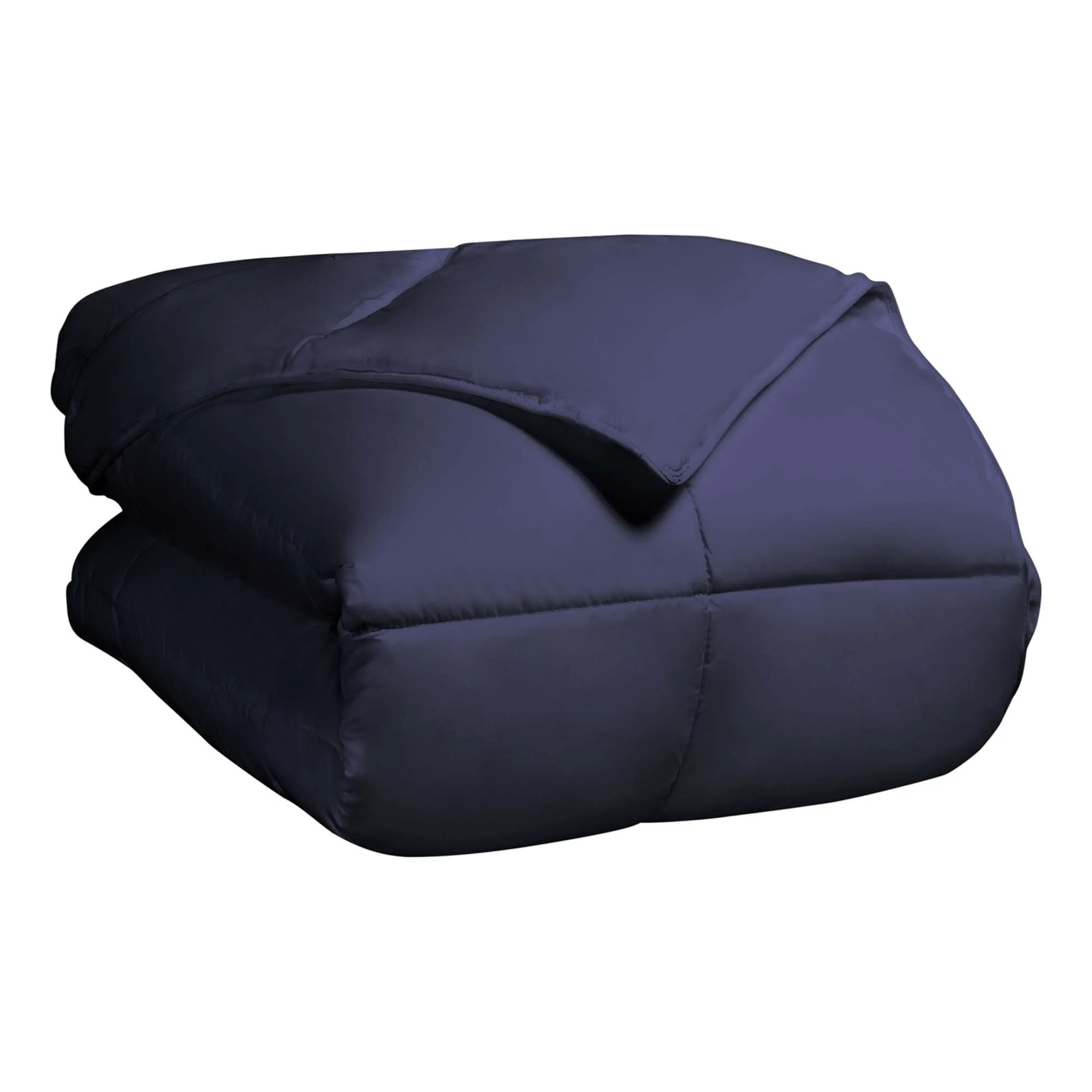 Superior Dorm In A Bag Comforter, Sheet Set, 3 Piece Towel Set and Pillows, Twin XL, Navy Blue