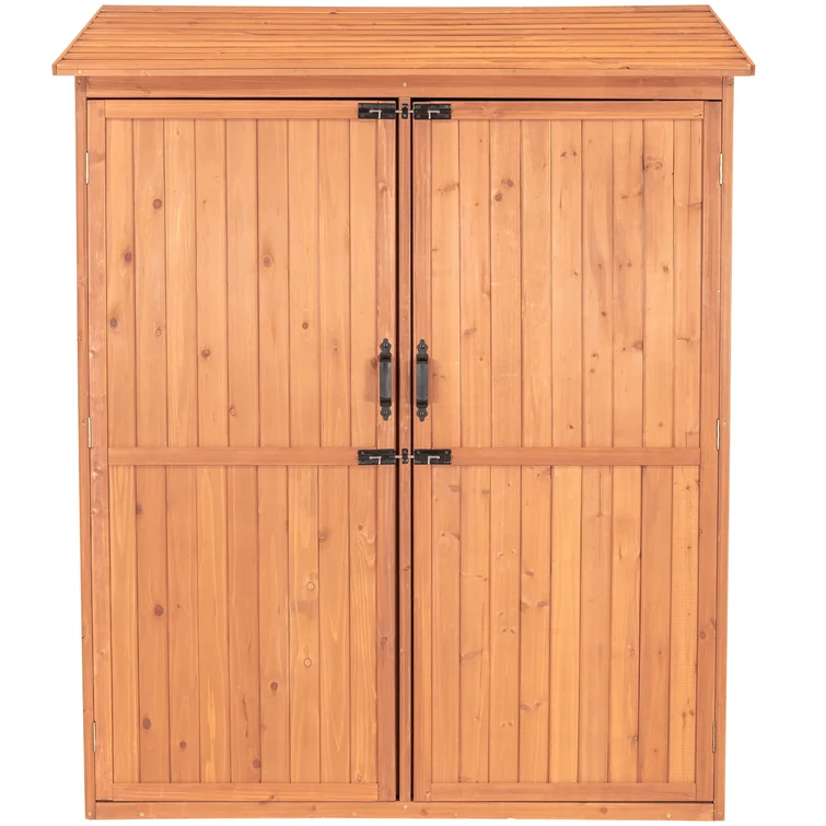 5 ft. W x 2.5 ft. D Solid Wood Lean-To Storage Shed