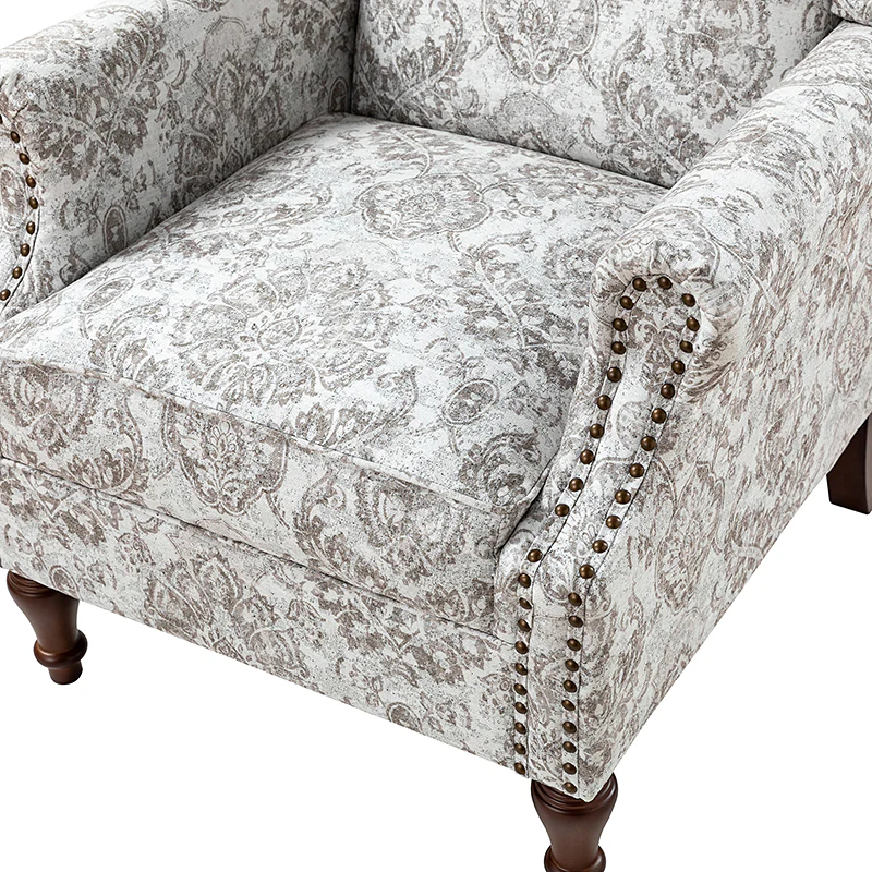 Felix Armchair with Spindle Legs